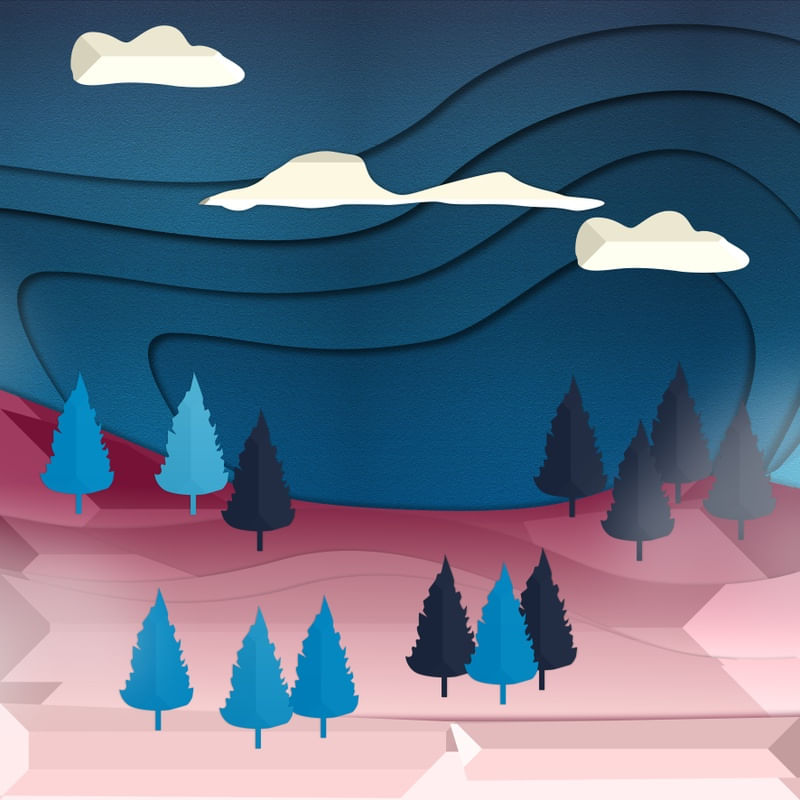 PAPER ART - MONTANHAS