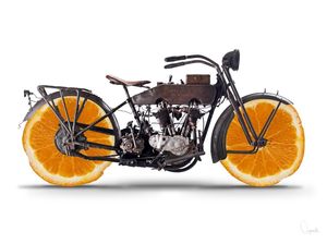 ORANGE HARLEY