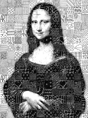 DOODLE MONALISA