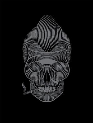 STRIPES SKULL