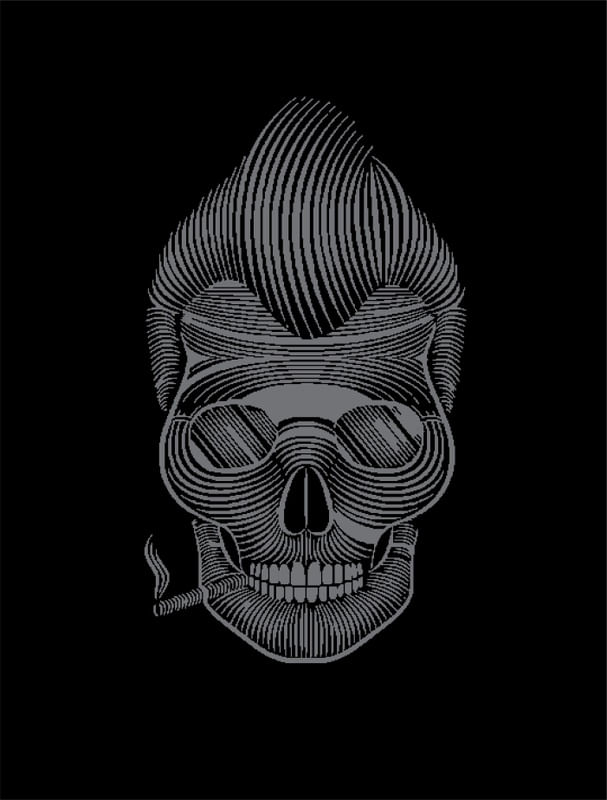STRIPES SKULL