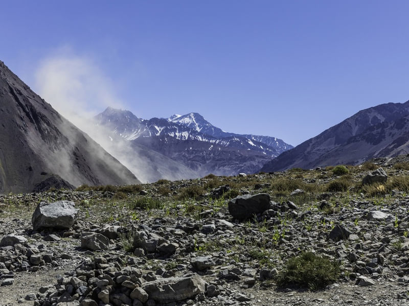 NA BASE DA CORDILHEIRA (CAJON DEL MAIPO, CHILE)