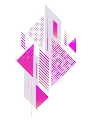 GEOMETRICO ABSTRATO COLOR - 120X160 - GT-AB 14C