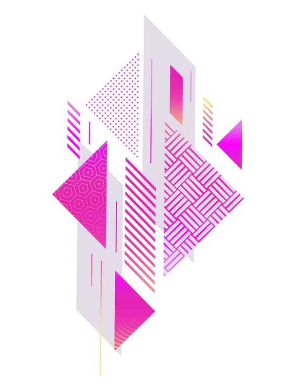 GEOMETRICO ABSTRATO COLOR - 120X160 - GT-AB 14C