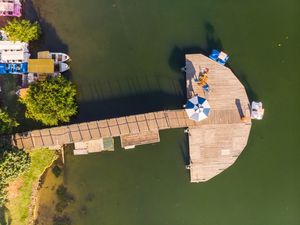 LAGOA BARCOS AEREA