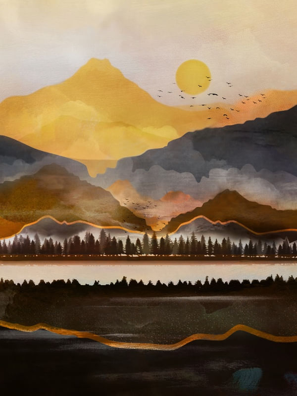 PURE WILDERNESS AT DUSK