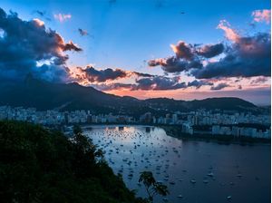 PRAIA DE BOTAFOGO AO PÔR DO SOL