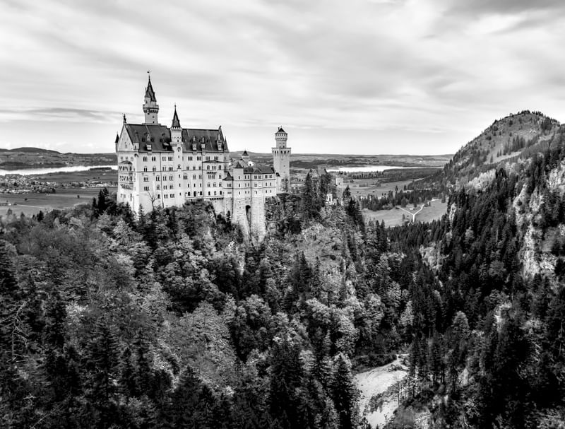 VISTA DO CASTELO DE NEUSCHWANSTEIN