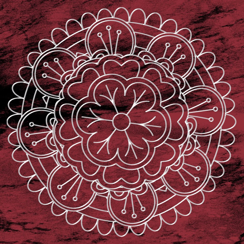 MANDALA MAR VERMELHO
