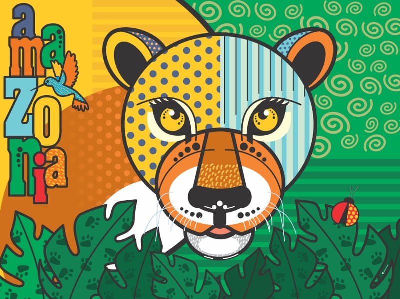 ONÇA PINTADA - COLEÇÃO AMAZÔNIA