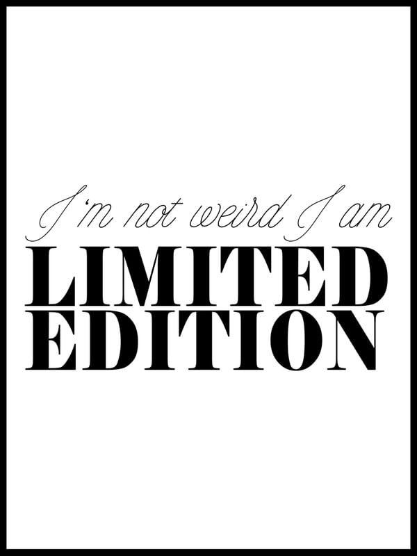 I'M LIMITED EDITION