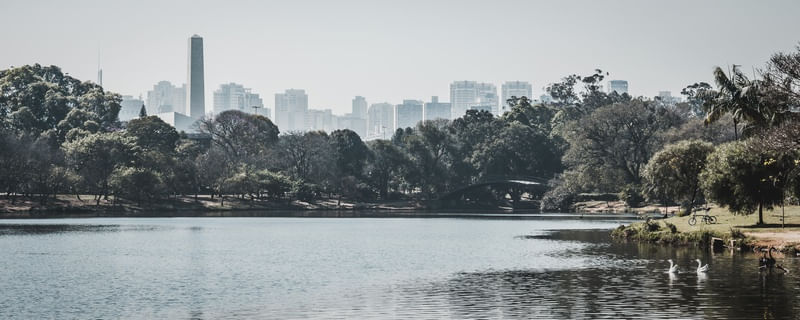 LAGO DO IBIRAPUERA - PANORÂMICA