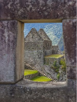 THE WINDOW OF THE SACRED CITY, MACHU PICCHU, PERU