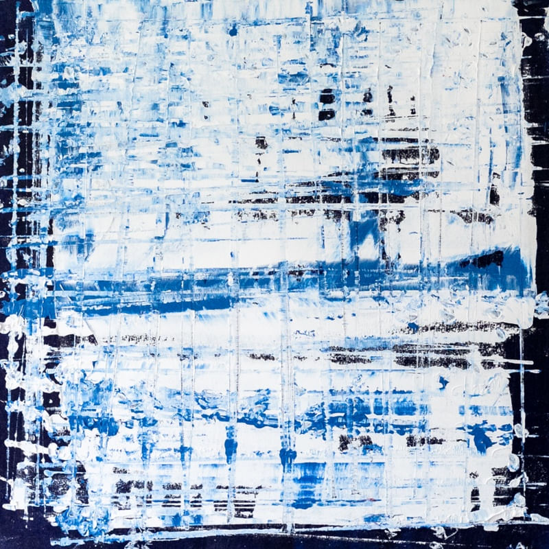 ABSTRATO AZUL E PRETO