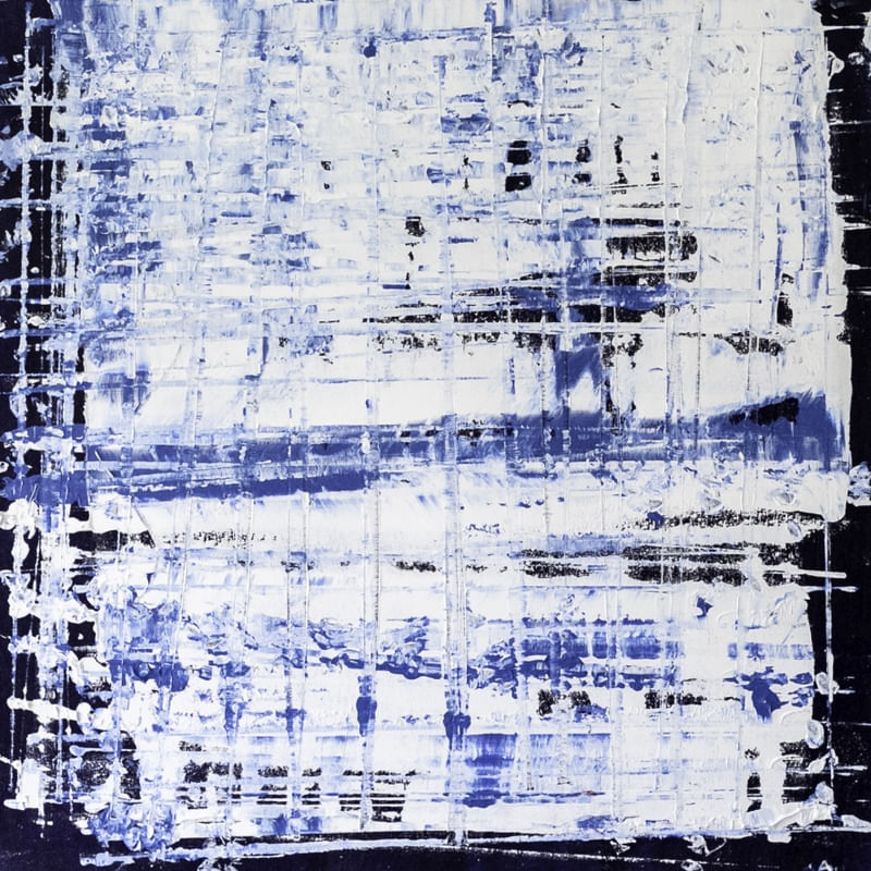 ABSTRATO AZUL E PRETO_