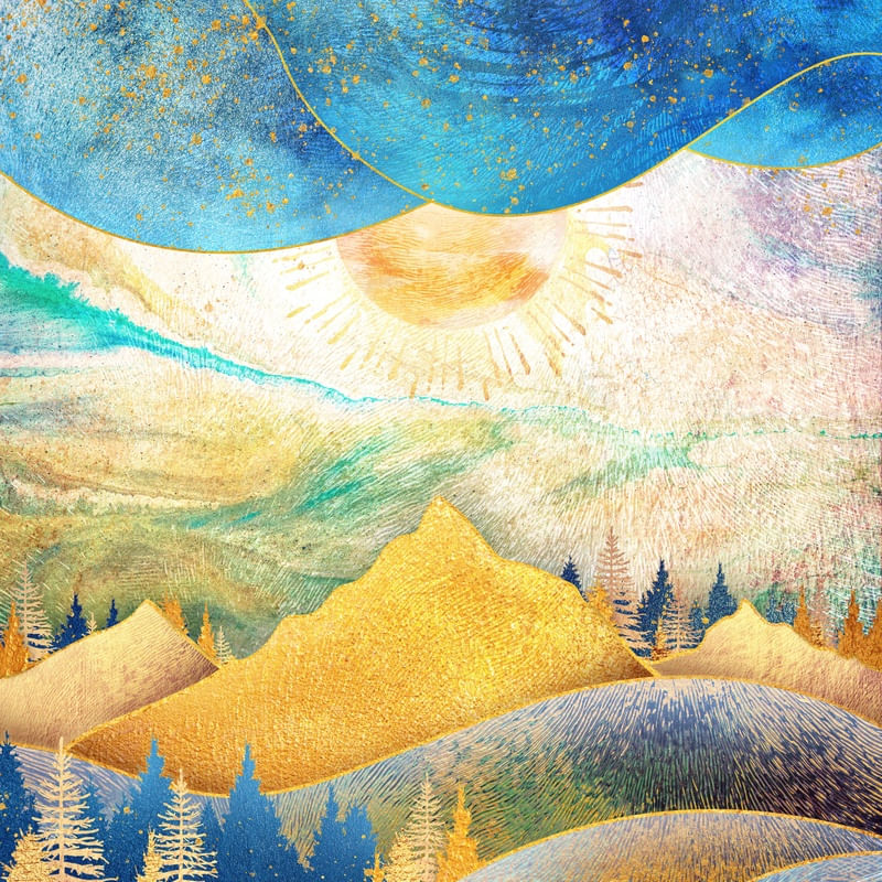 BEAUTY OF NATURE - ILLUSTRATION III - SQUARE