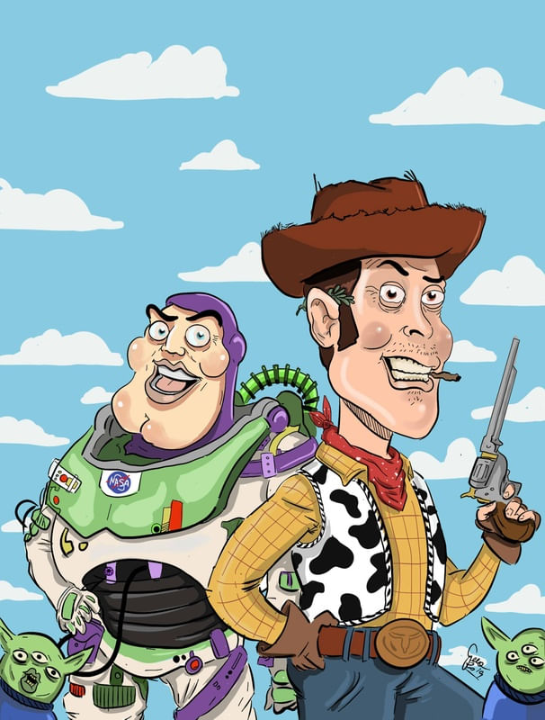 WOODY AND BUZZ