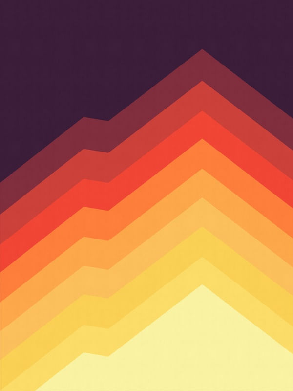 GRADIENTE ROXO E LARANJA