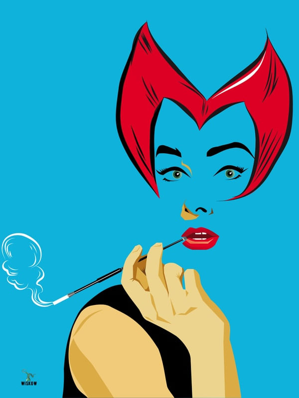 AUDREY HEPBURN BLUE