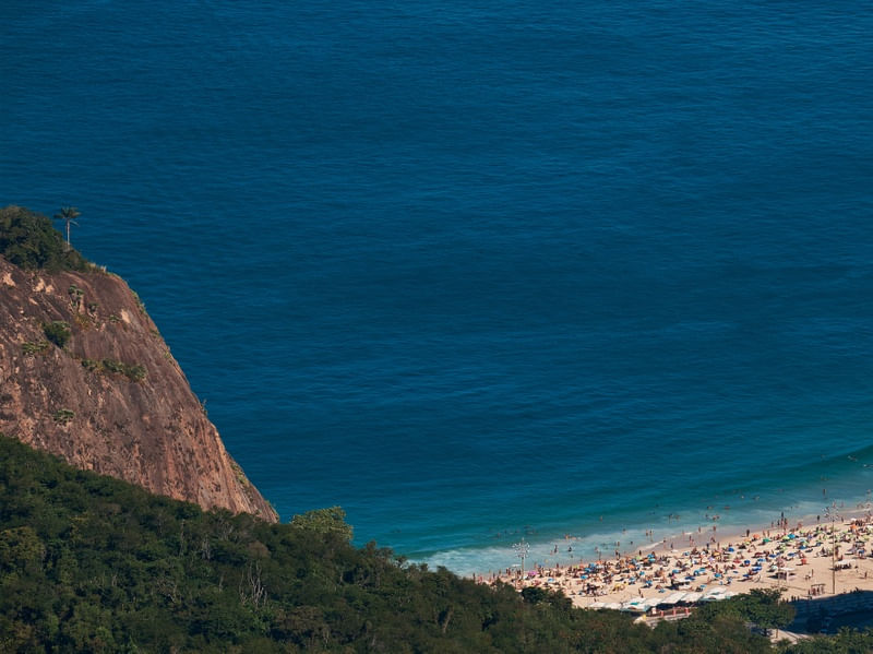 PRAIA DO LEME RIO DE JANEIRO - PRAIA, FLORESTA, MONTANHA E PRÉDIOS