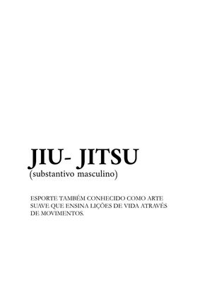 JIU JITSU