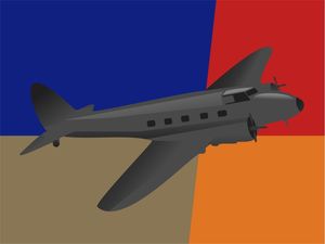 AVIÃO BOEING 247