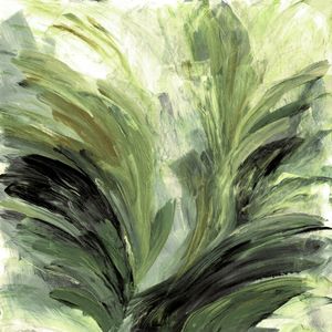 PEACOCK SPLASH 2, BOTANICAL GREEN