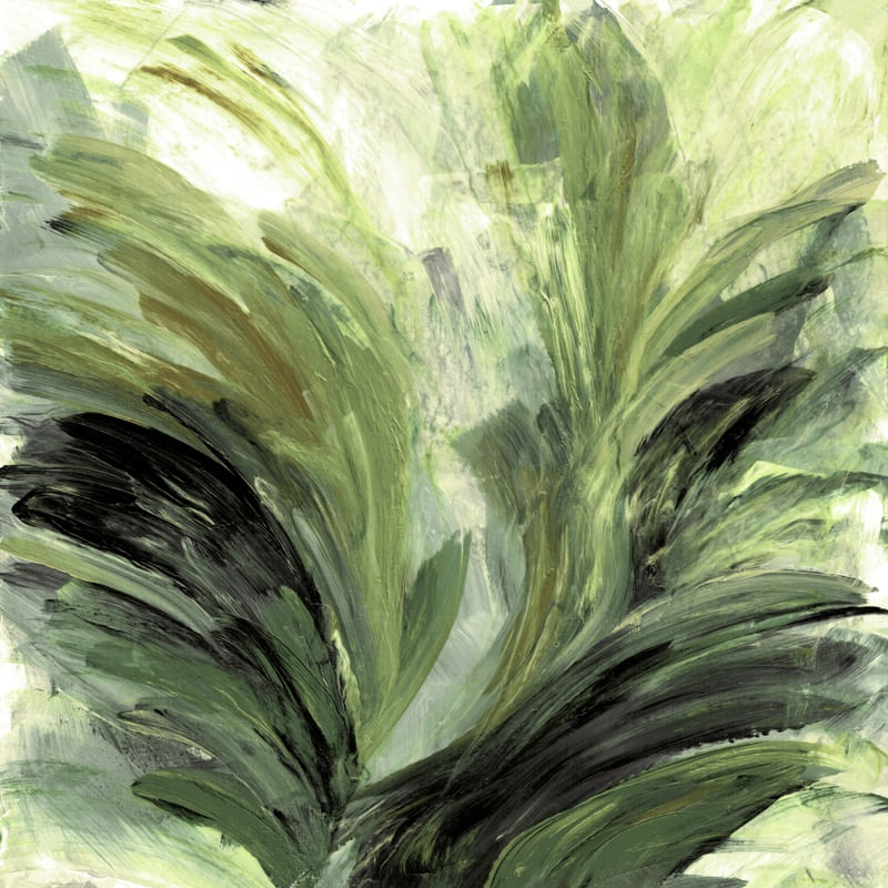PEACOCK SPLASH 2, BOTANICAL GREEN