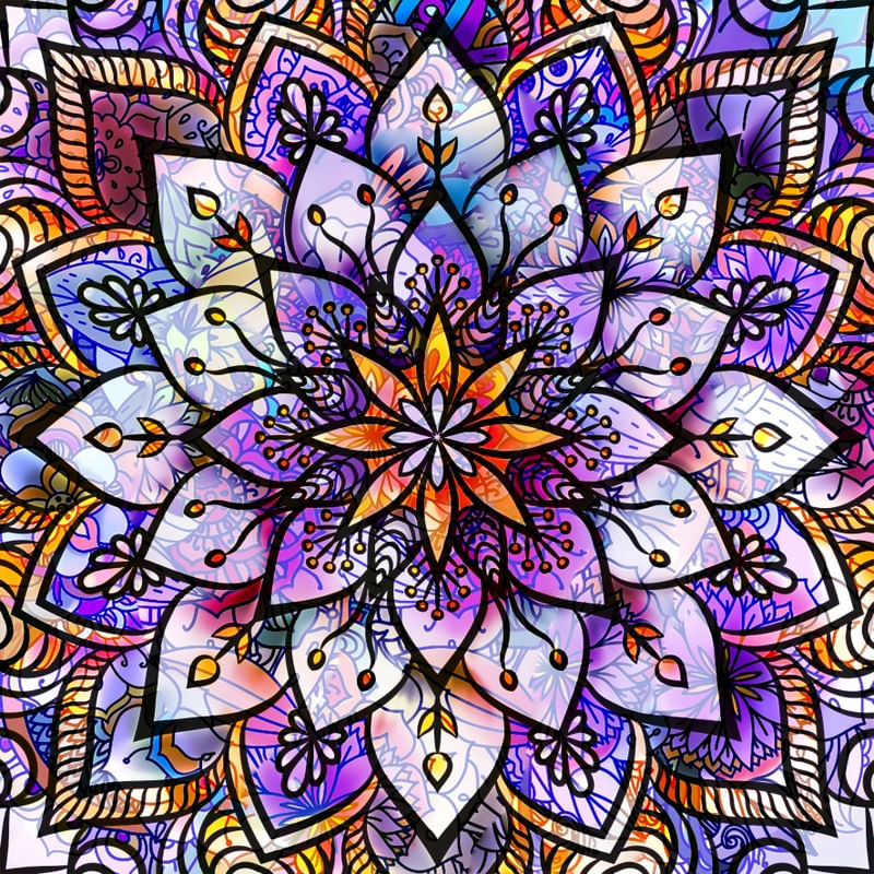 VITRAL FLORIDO