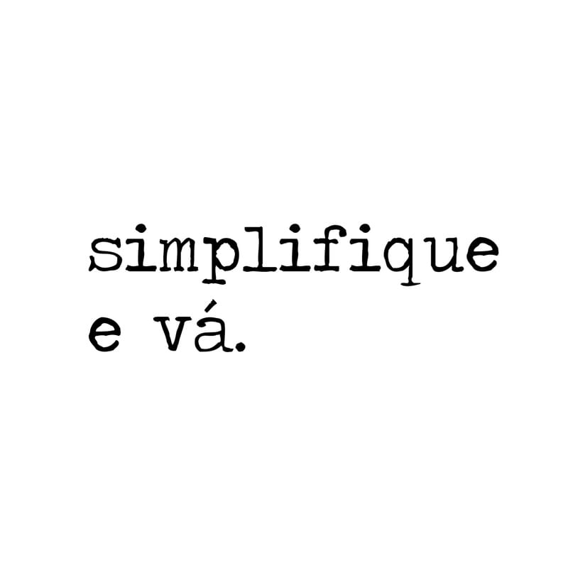 SIMPLIFIQUE E VÁ
