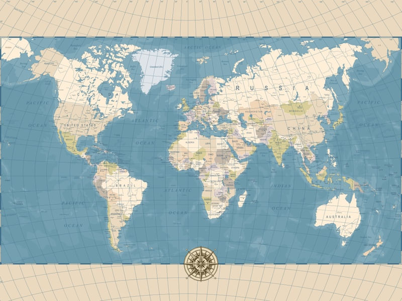 WORLD TRAVEL MAP V