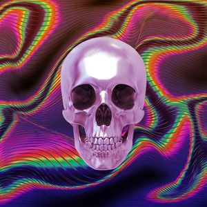 SKULL COLORFUL POCKET PINK