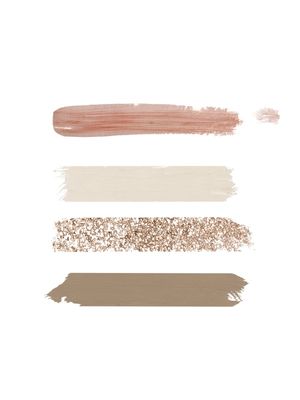 PINCELADAS NUDE/ GLITTER