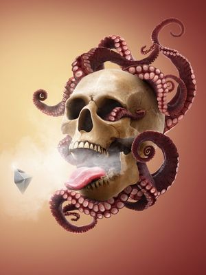 THE SKULL, THE DIAMOND AND THE OCTOPUS
