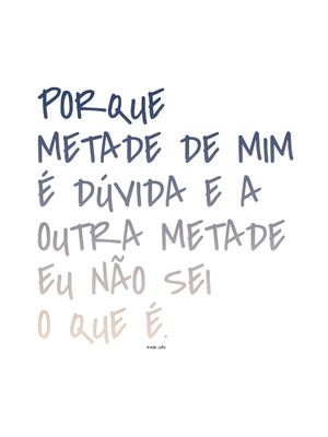 METADE DE MIM
