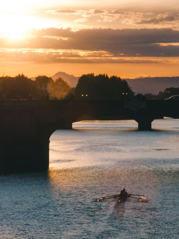 PÔR DO SOL EM FLORENÇA