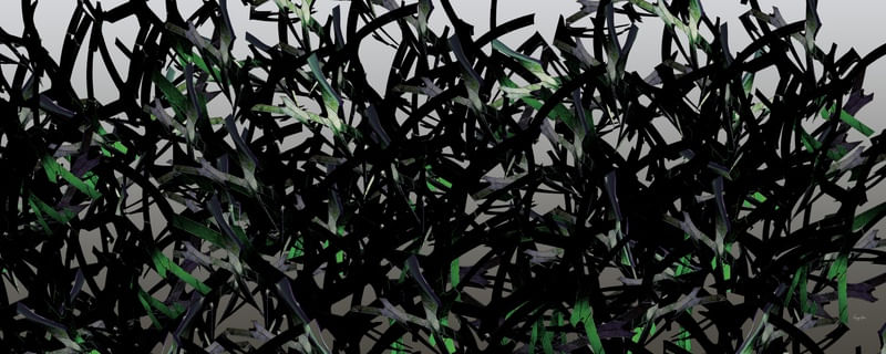 ABSTRACT PLANT ART 1976