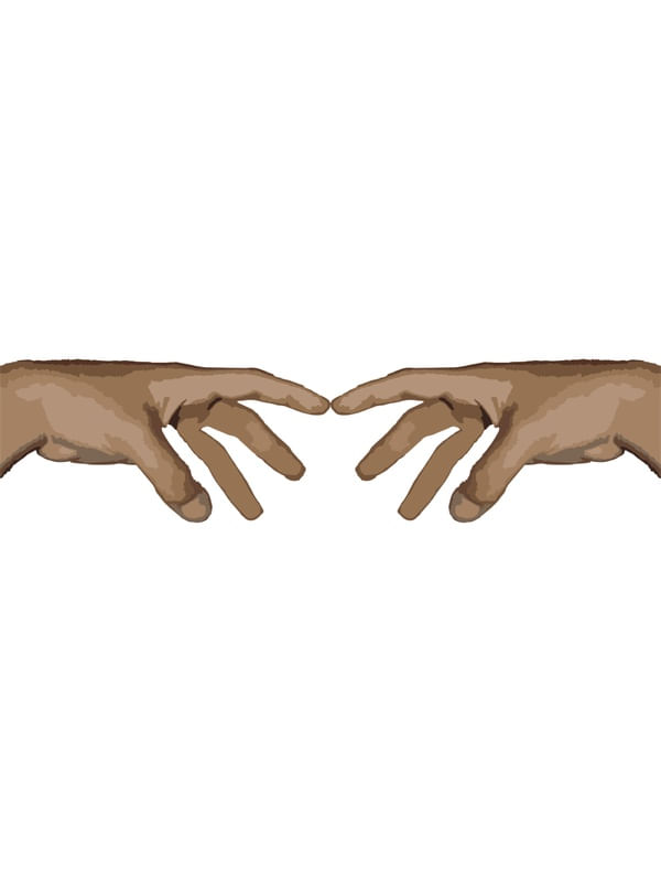 TOUCH OF THE HANDS