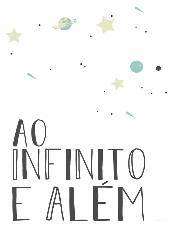 FRASE - AO INFINITO E ALÉM