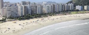 PRAIA DE SANTOS EM PANORÂMICA