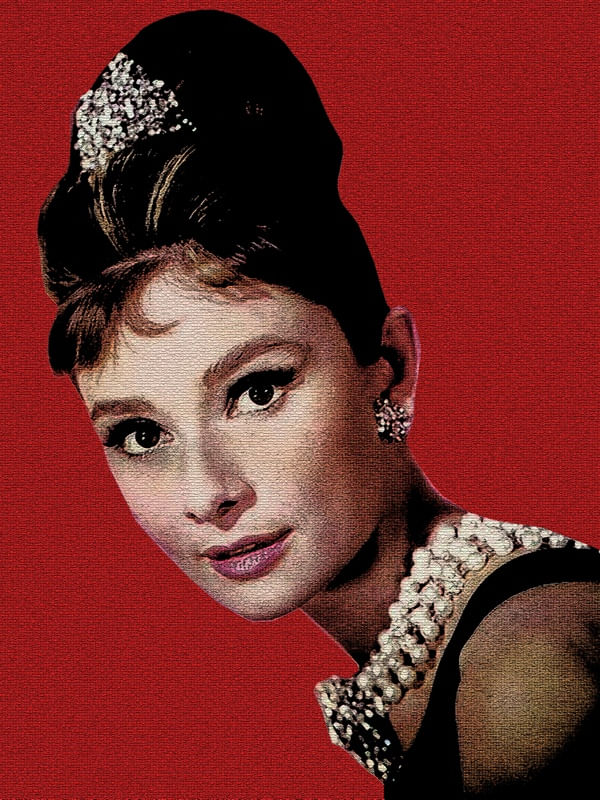 AUDREY IN RED
