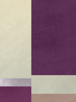 HELO GEOMÉTRICO ROXO E VERDE