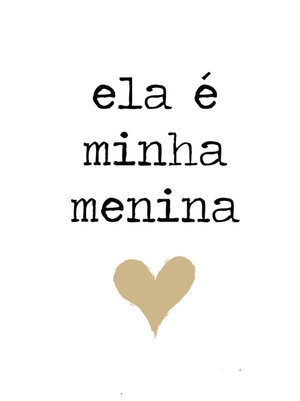 ELA É MINHA MENINA (B)
