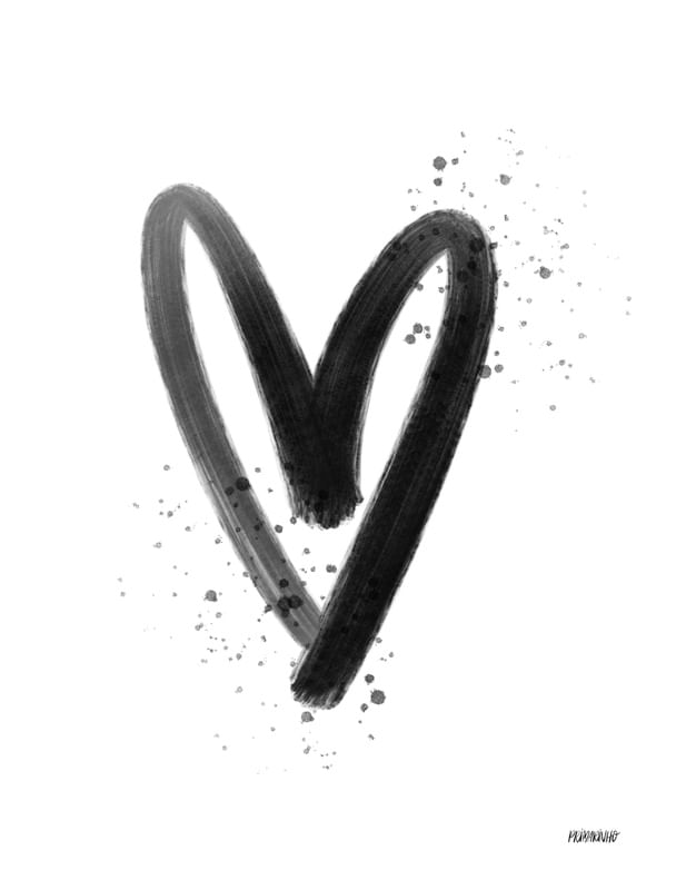 BLACK HEART TINTA