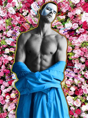 MAN IN THE ROSES