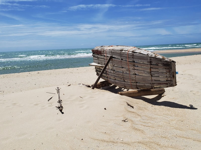 BARCO E AREIA