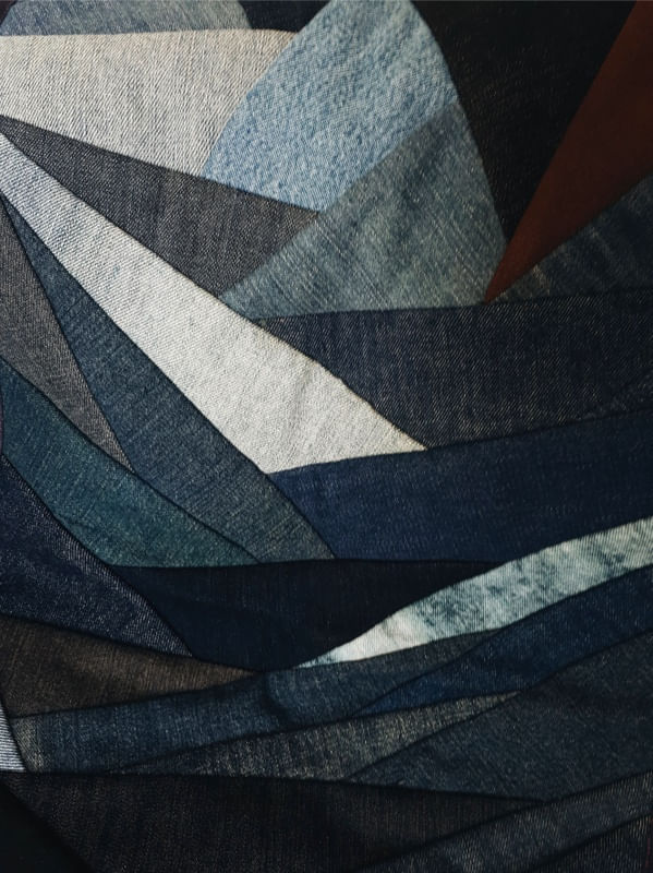 MOSAICO EM JEANS