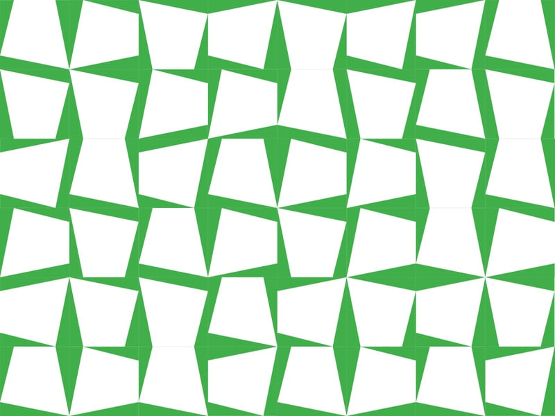 AZULEJOS GEOMETRIA VERDE E BRANCO 1