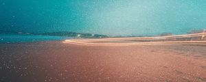 LUZES ABSTRATAS NA PRAIA