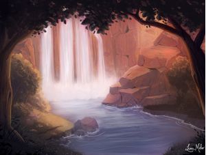 CACHOEIRA POR DO SOL